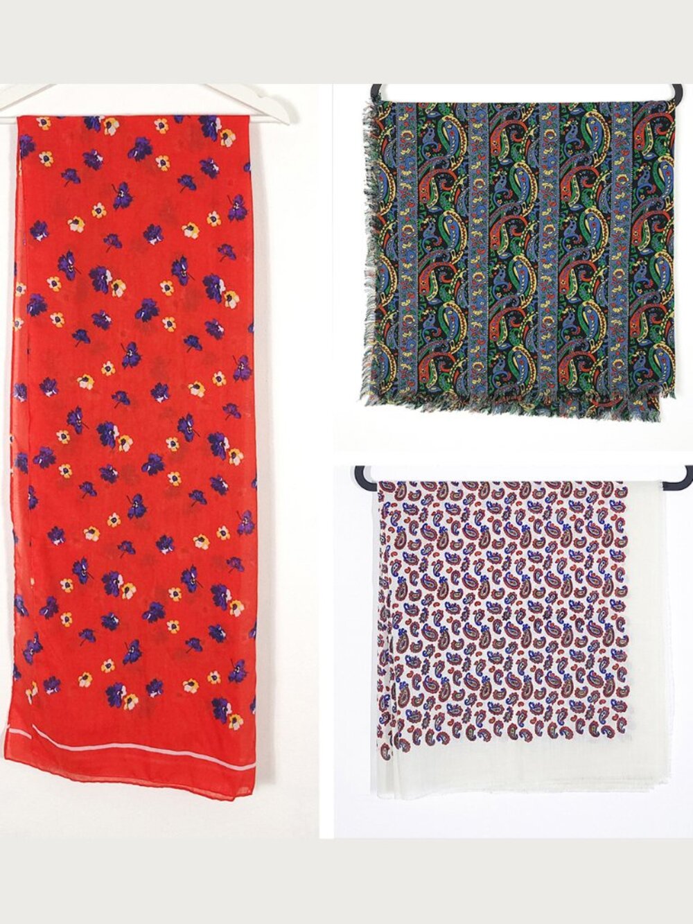 Printed Retro Scarf Bundle